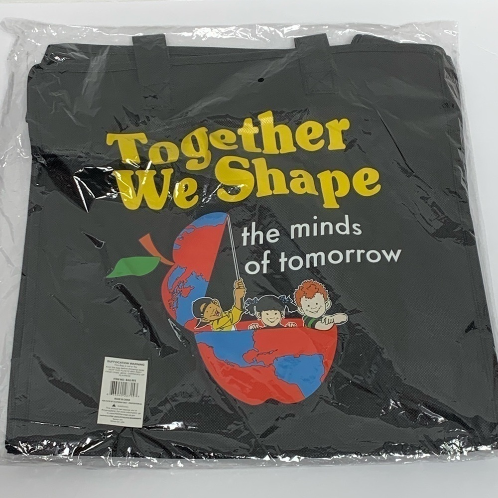 Inspirational Teacher Tote Bag | "Together We Shape the Minds of Tomorrow" NEW